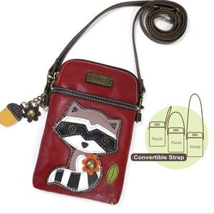 CHALA CELL PHONE CROSSBODY RACCOON